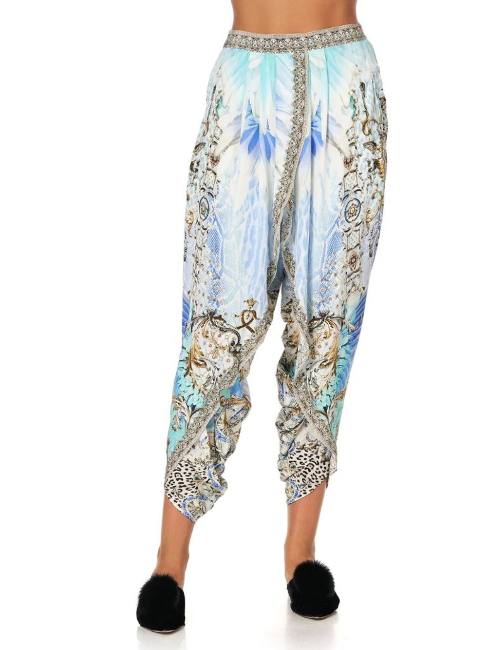 Camilla Gatsbys Girl Gathered Wrap Front Trouser Size Medium